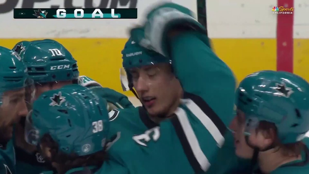 Shakir Mukhamadullin’s first goal of season puts Sharks ahead – NBC Sports Bay Area & California