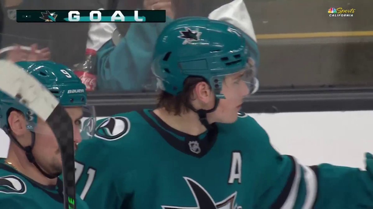 Macklin Celebrini scores on power play to extend Sharks’ lead – NBC Sports Bay Area & California