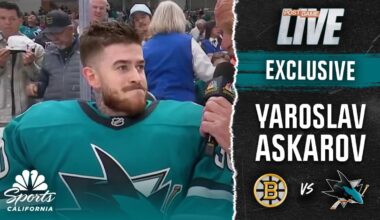 Yaroslav Askarov thanks Sharks fans for support after win – NBC Sports Bay Area & California