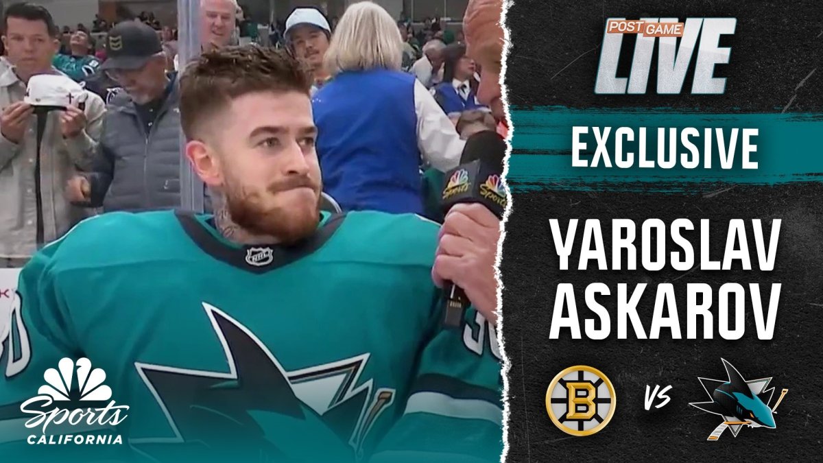 Yaroslav Askarov thanks Sharks fans for support after win – NBC Sports Bay Area & California