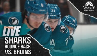 Sharks’ young stars deliver for bounce-back win over Bruins – NBC Sports Bay Area & California