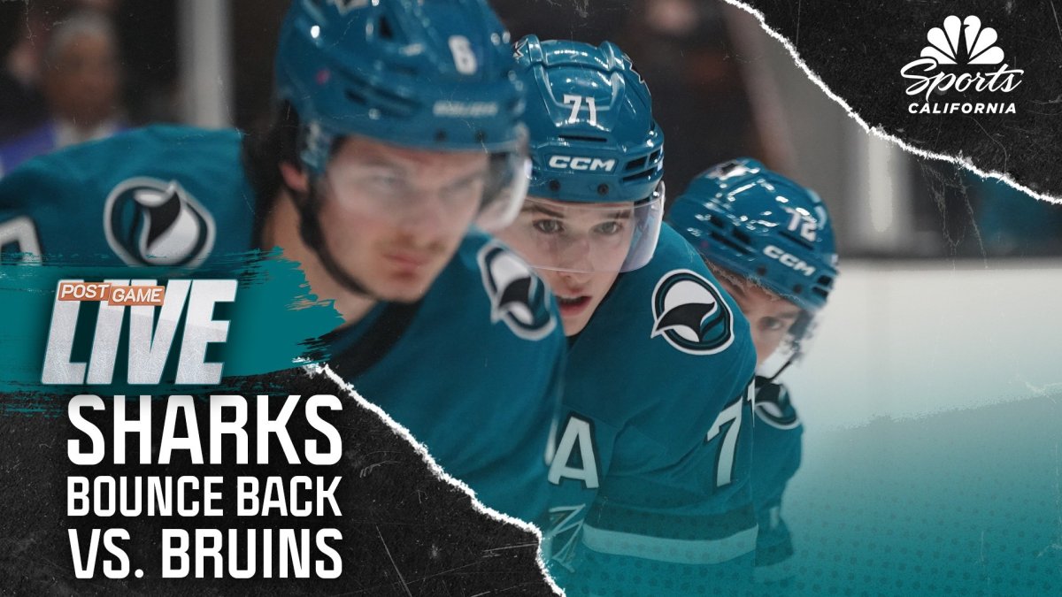 Sharks’ young stars deliver for bounce-back win over Bruins – NBC Sports Bay Area & California