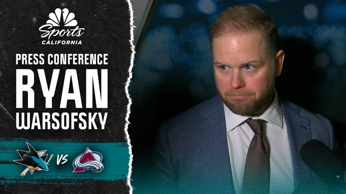 Ryan Warsofsky reflects on Sharks’ blowout loss to Avalanche – NBC Sports Bay Area & California