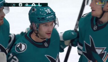 Sharks forward William Eklund nets tying goal against Canucks – NBC Sports Bay Area & California