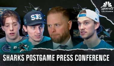 Warsofsky, Eklund, and more Sharks react to win vs. Canucks – NBC Sports Bay Area & California