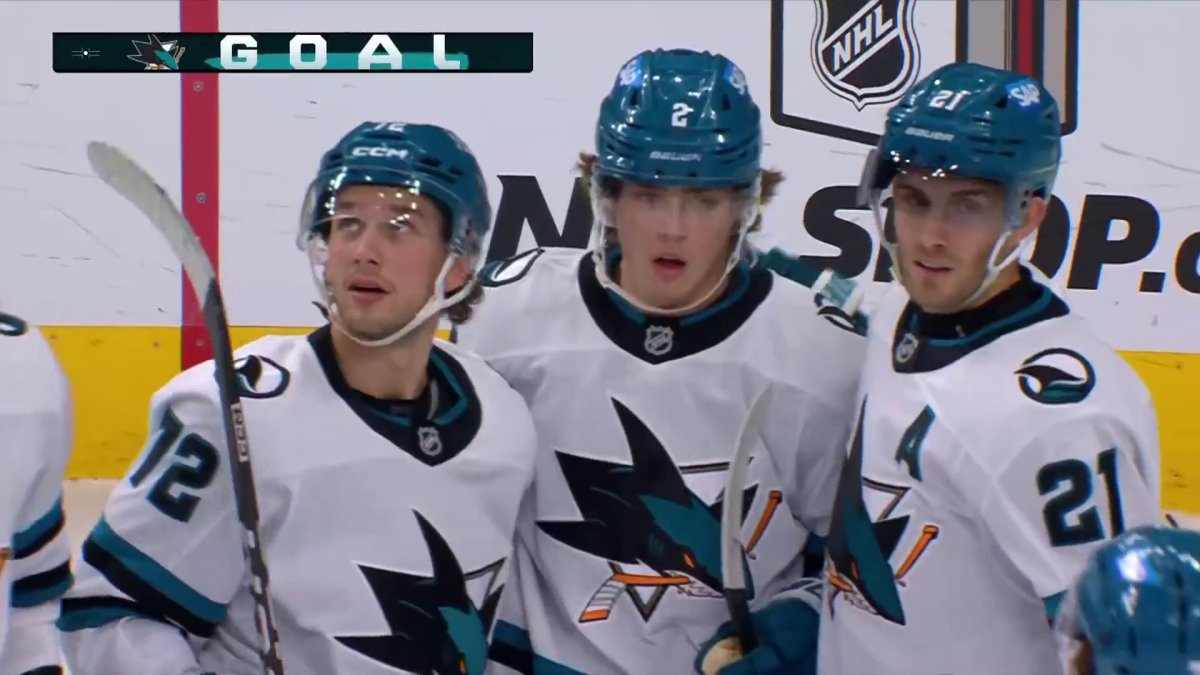 Will Smith scores second goal of Sharks vs. Golden Knights game – NBC Sports Bay Area & California