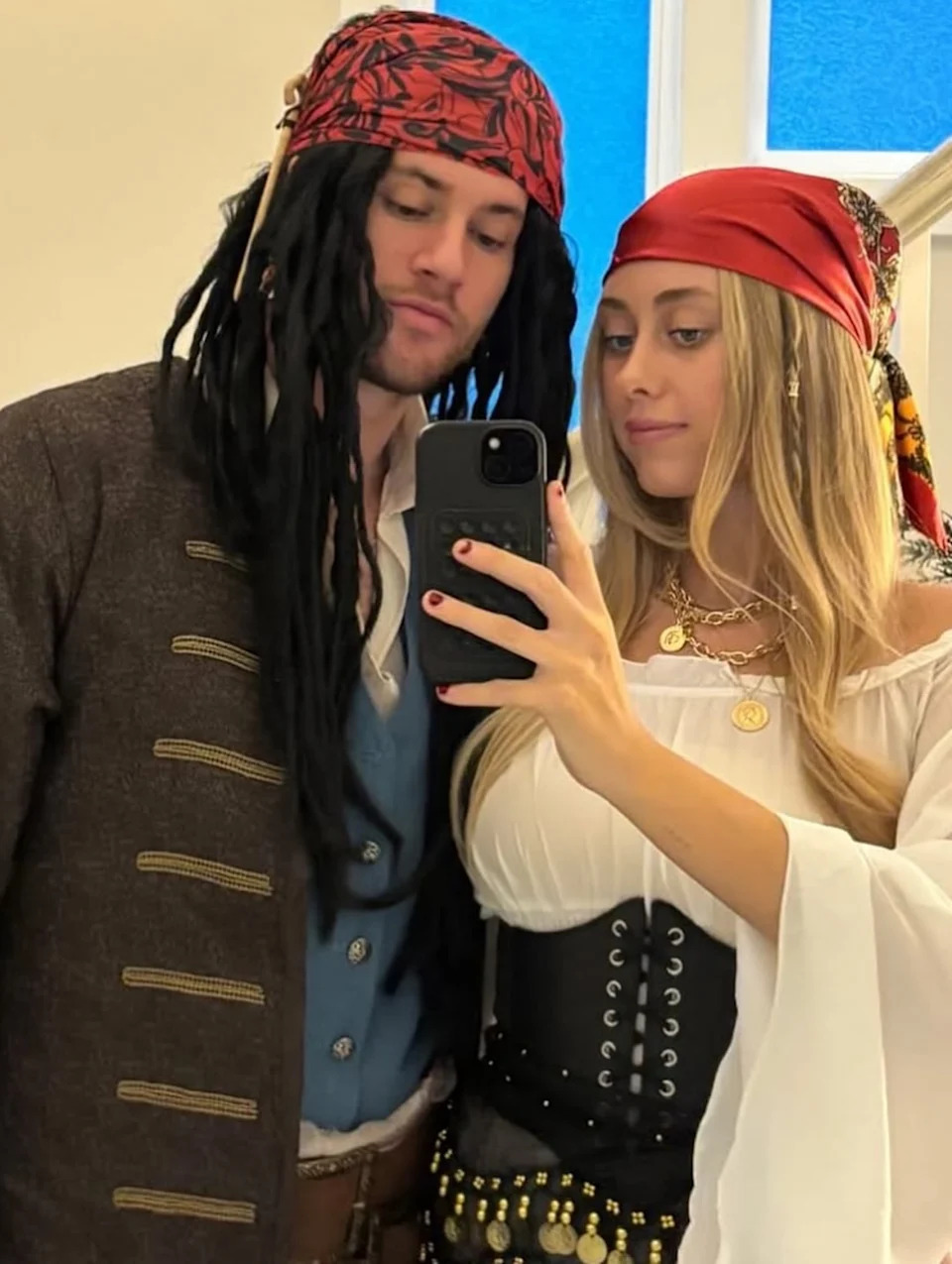 Declan Chisholm and Kate Chisholm for Halloween 2025. (Instagram)