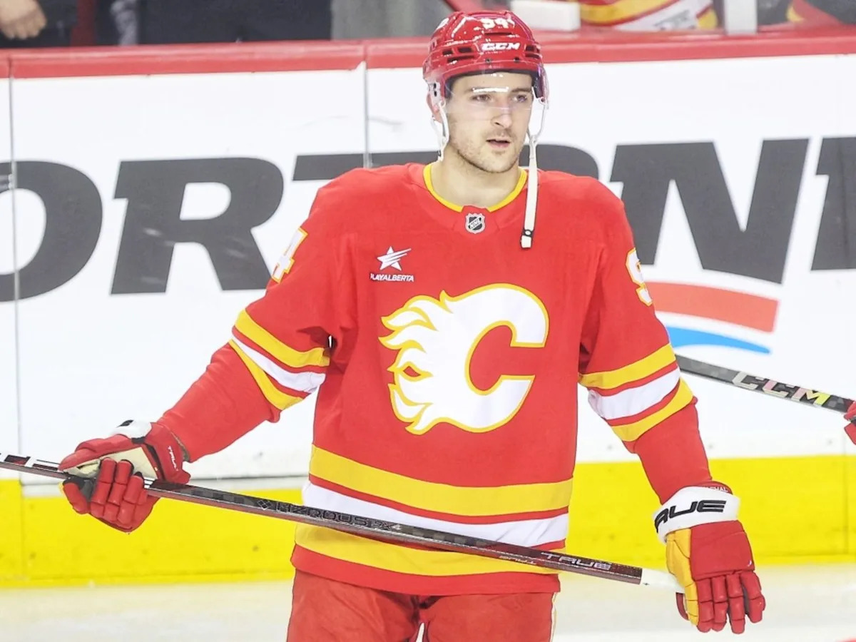 Brayden Pachal’s pick-me-up says a lot about Flames’ depth defenceman