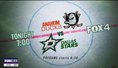 Dallas Stars take on Anaheim Ducks on FOX 4