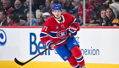 Montreal Canadiens Jake Evans exits vs. Washington Capitals, will not return