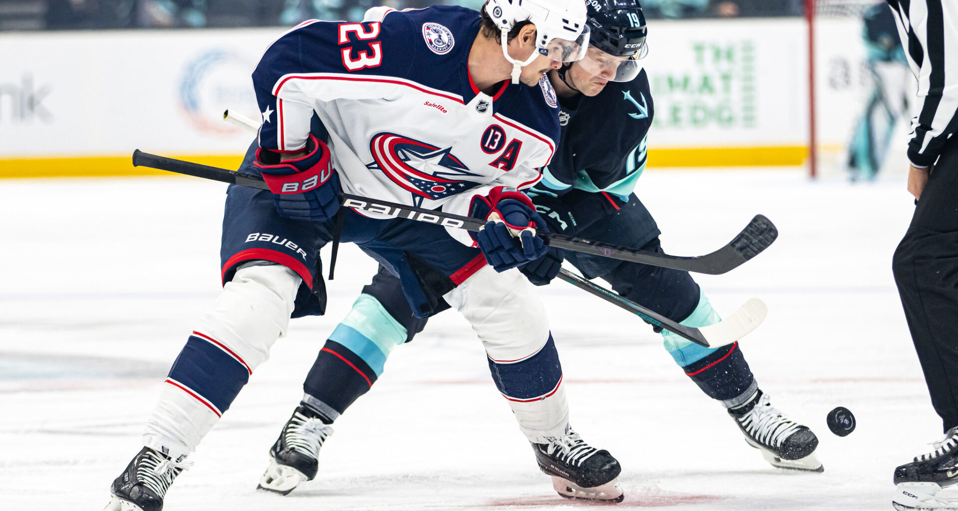 Blue Jackets make their way to Seattle!