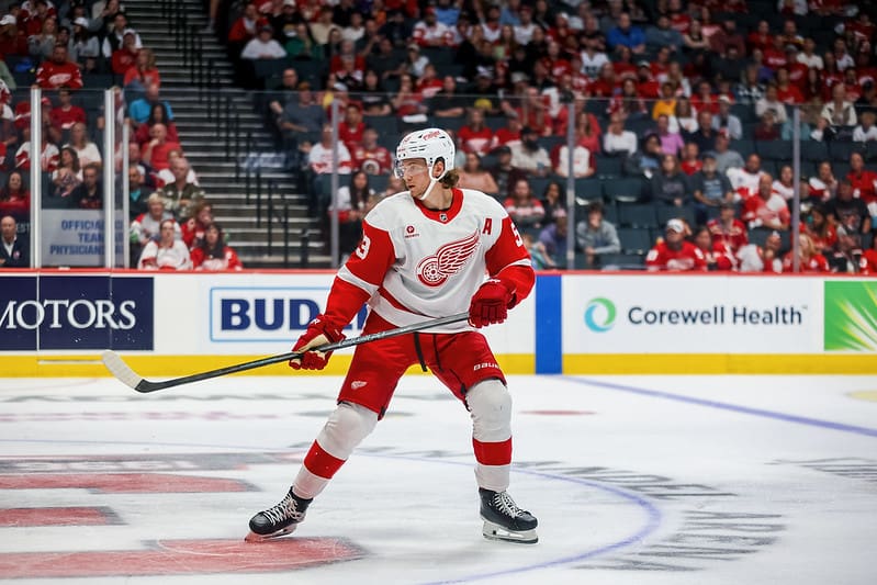 Moritz Seider, red wings