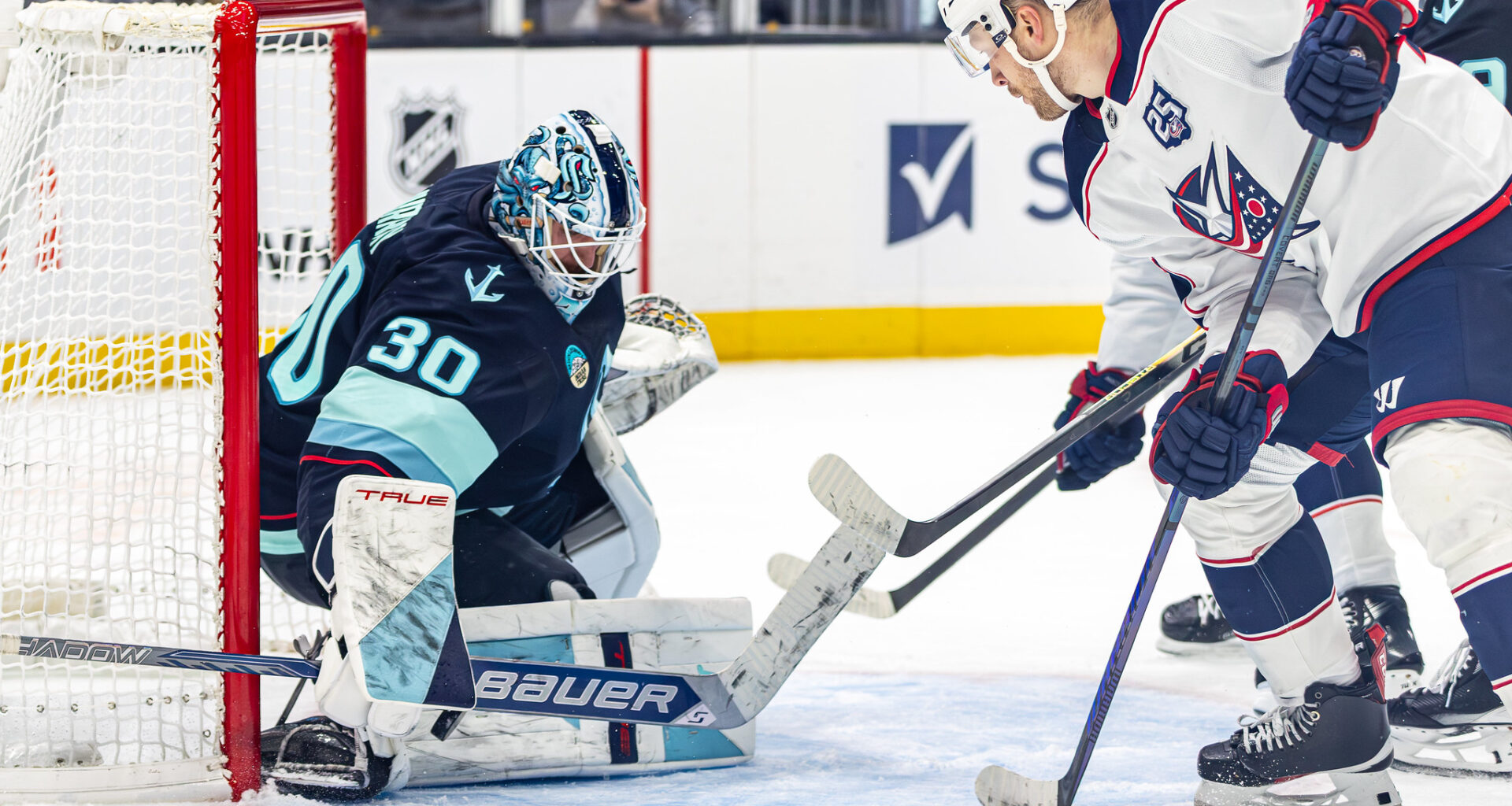 Kraken lose 2-1 in Shootout to Columbus Blue Jackets
