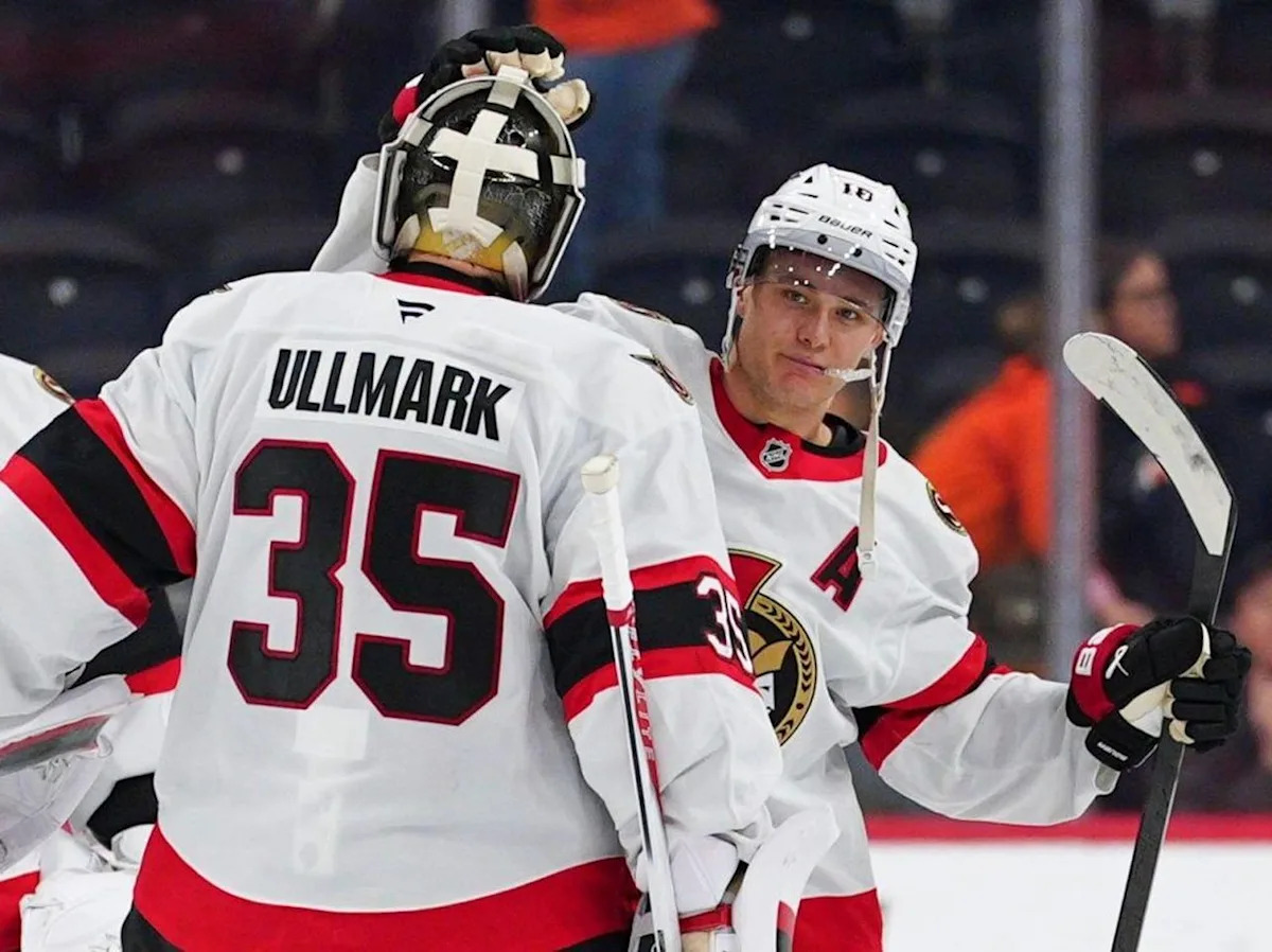 Senators steal two points in victory over Flyers