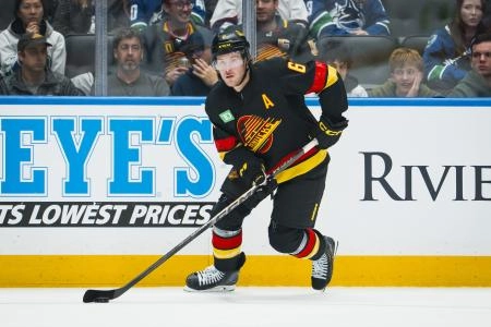 Vancouver Canucks forward Brock Boeser.