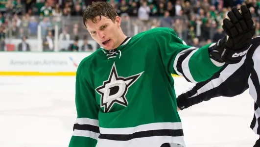 Antoine Roussel with the Dallas Stars.