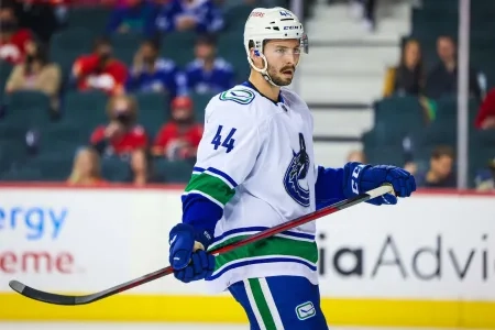 Former Vancouver Canucks forward Tyler Graovac. Former Vancouver Canucks forward Tyler Graovac.