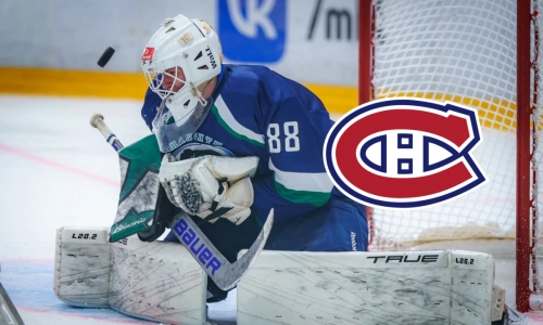 Montreal Canadiens goalie prospect Yevgeni Volokhin