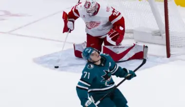Red Wings' Cam Talbot reveals honest thoughts on Macklin Celebrini after things got heated Sunday