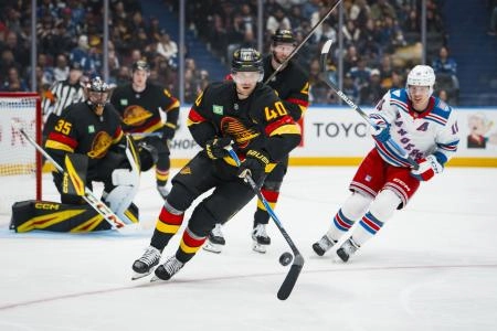 Vancouver Canucks forward Elias Pettersson.