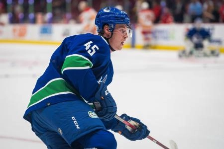 Former Vancouver Canucks prospect Carson Focht.