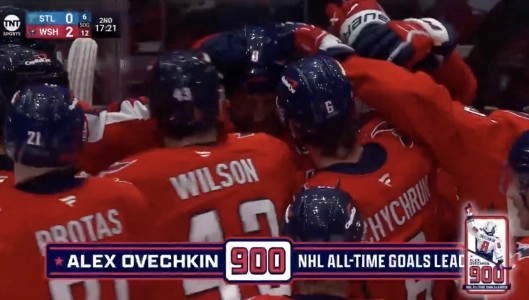 Alex Ovechkin scores 900th goal Alex Ovechkin scores 900th goal