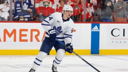 David Kampf of the Toronto Maple Leafs.