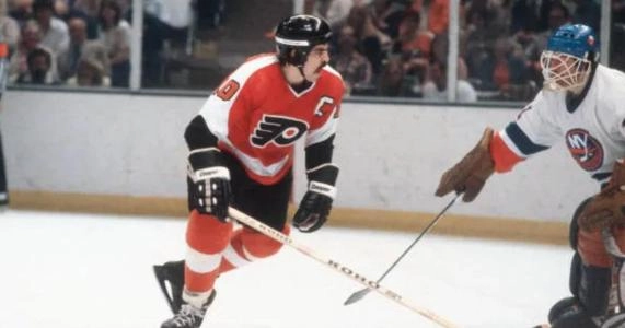 Mel Bridgman with the Philadelphia Flyers.