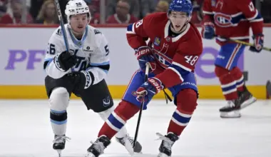 Lane Hutson reveals his roommate on the road and the quiet strategy sessions they share