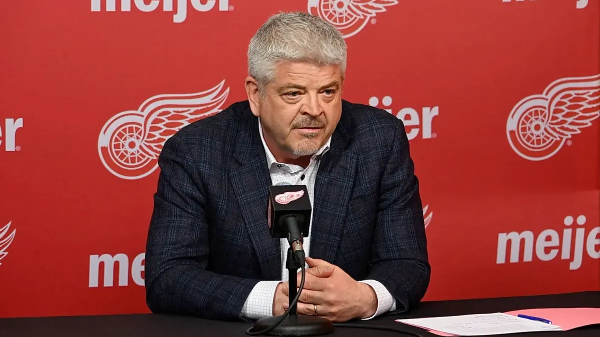 Red Wings' Todd McLellan hints at lineup changes ahead of facing the Ducks on Thursday
