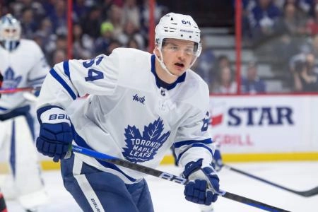 David Kampf of the Toronto Maple Leafs.