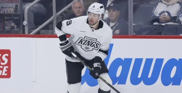 Adrian Kempe of the Los Angeles Kings.