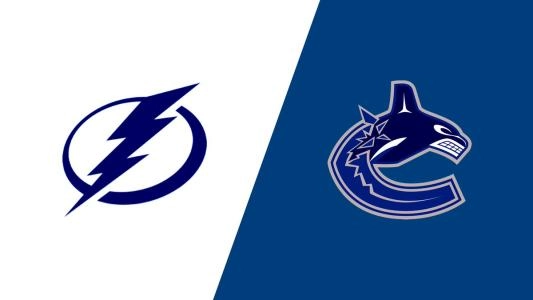 Tampa Bay Lightning Vancouver Canucks logos. Tampa Bay Lightning Vancouver Canucks logos.