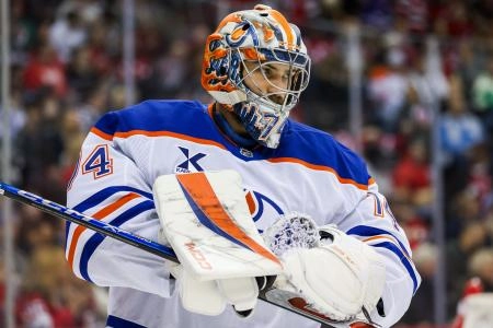 Stuart Skinner of the Edmonton Oilers.