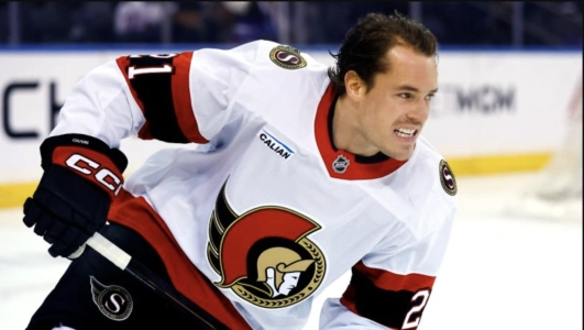 Ottawa's Nick Cousins warming up Ottawa's Nick Cousins warming up