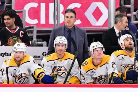 Andrew Brunette of the Nashville Predators.