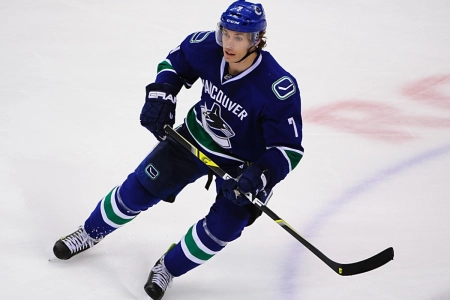 David Booth with the Vancouver Canucks.