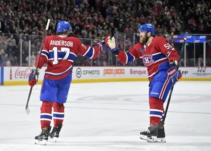 Josh Anderson of the Montreal Canadiens.