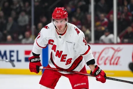 Andrei Svechnikov of the Carolina Hurricanes.