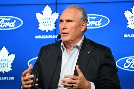 Craig Berube, Head Coach of the Toronto Maple Leafs.