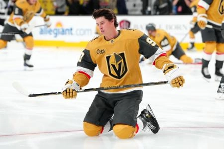 Mitch Marner costs Golden Knights the game in OT after brutal giveaway in front of his own net