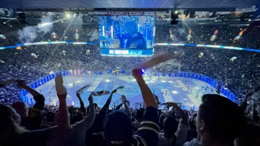 Rogers Arena during a Stanley Cup Playoff game.