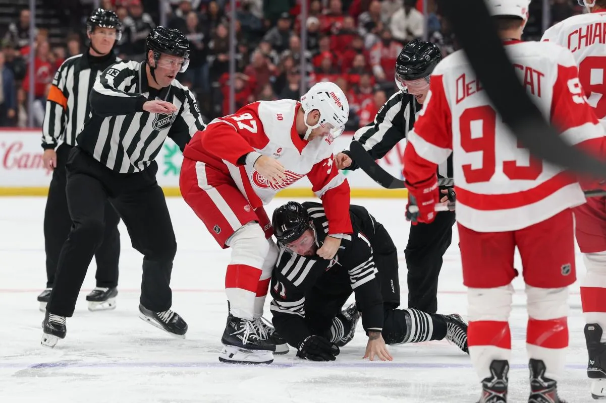 Illness bug strikes the Red Wings and they are down two players for Wednesday's game vs. Predators