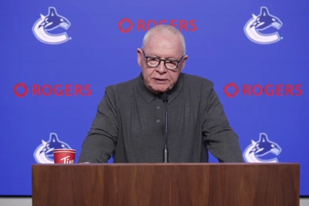 Vancouver Canucks President of Hockey Operations Jim Rutherford.