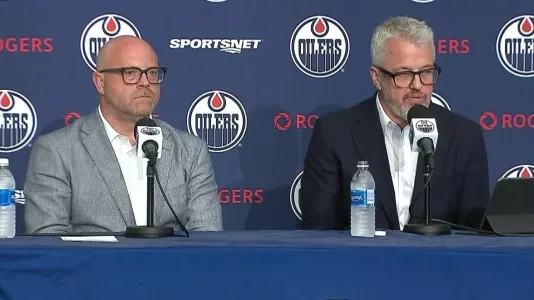 Edmonton Oilers GM Stan Bowman.
