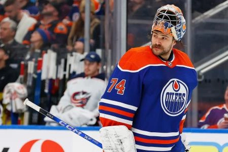 Stuart Skinner of the Edmonton Oilers.