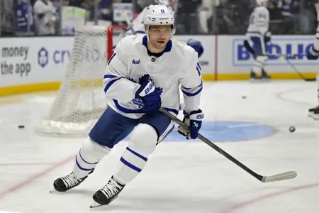 Max Domi of the Toronto Maple Leafs.