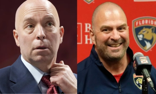 Canadiens GM Kent Hughes and Panthers GM Bill Zito