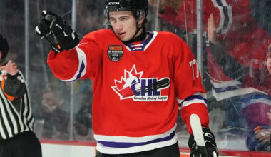 Maple Leafs prospect Ben Danford taking aim at to-do list with Brantford