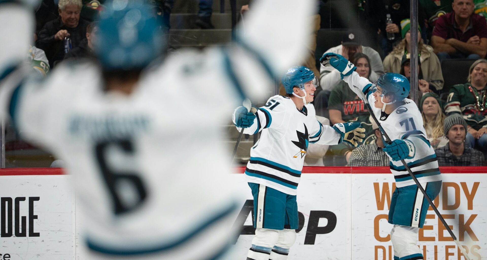 Wild offense sputters in an overtime loss to upstart Sharks